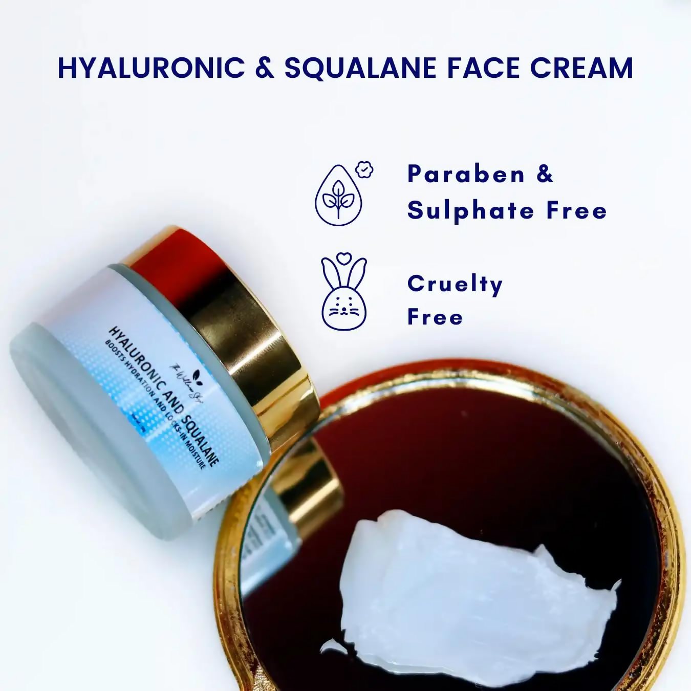 The Wellness Shop Hyaluronic And Squalane Face Cream - Drmedicart
