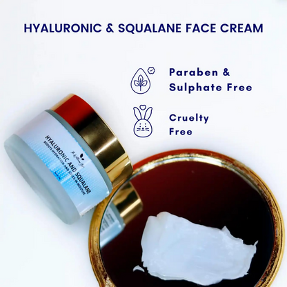 The Wellness Shop Hyaluronic And Squalane Face Cream - Drmedicart