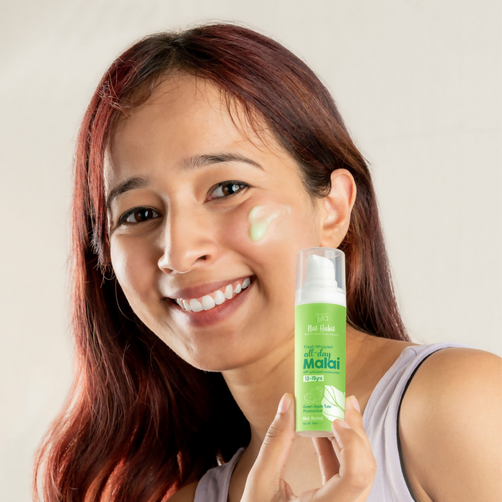 Nat Habit Green Apple Tulsi Light Face Moisturizer