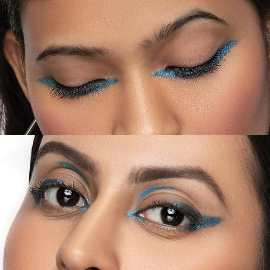 Sugar Cosmetics Kohl of Honour Intense Kajal Upto 12 hrs, Long Lasting, Smudge Proof & Waterproof Kajal - 06 Blue Moon