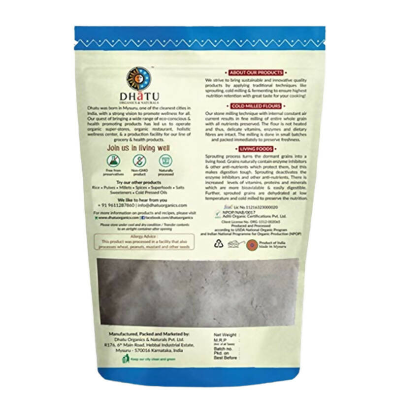 Dhatu Organics & Naturals Sprouted Ragi Flour