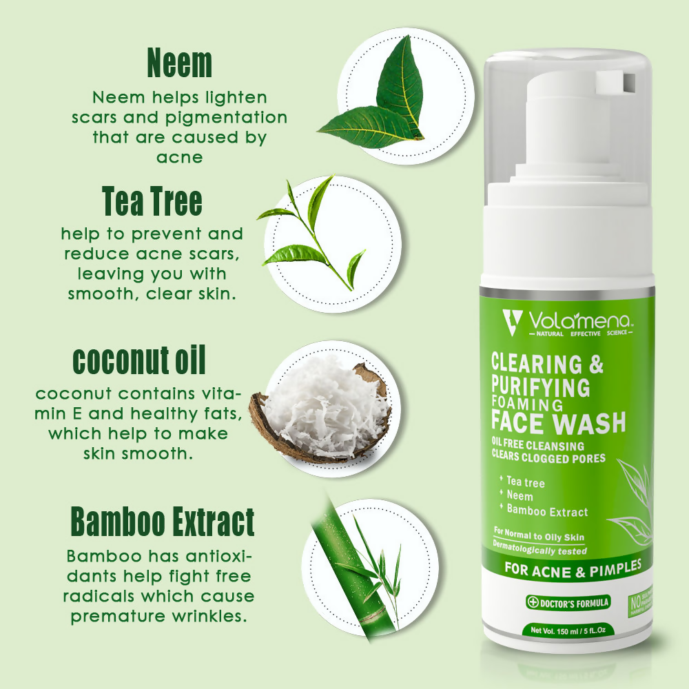 Volamena Clearing And Purifying Foaming Face Wash