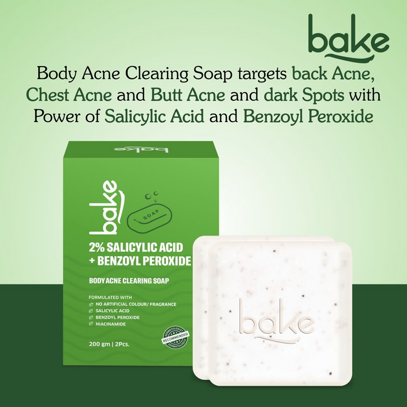 Bake 2% Salicylic Acid Soap for Face & Body Acne