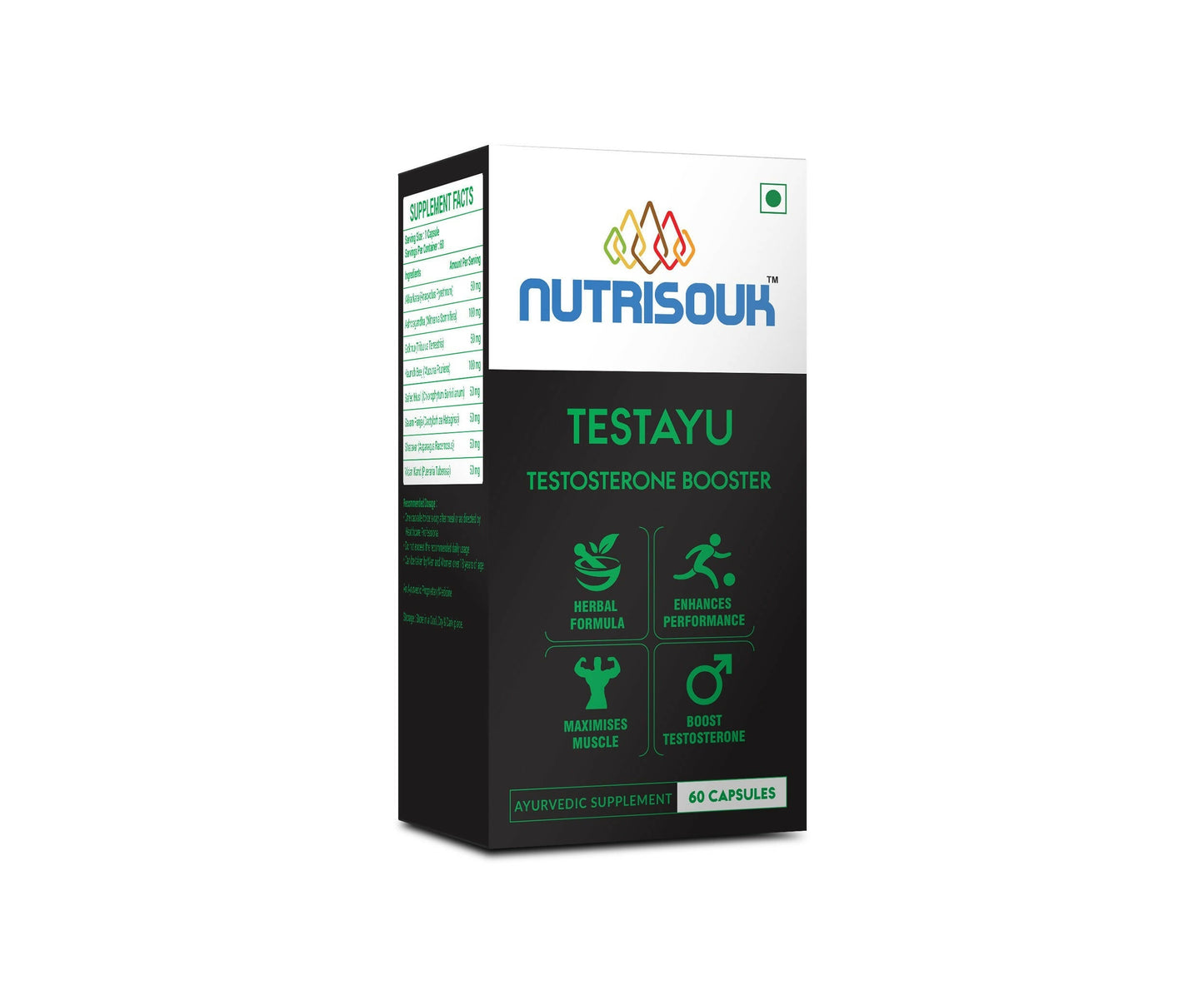 Nutrisouk Testayu Testosterone Booster Capsules