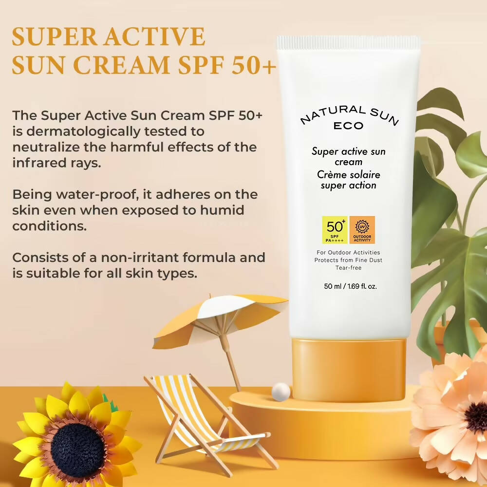 The Face Shop Natural Sun Eco Super Active Sun Cream - Drmedicart