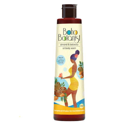 Boho Botanist Almond & Babassu Oil Body Wash for Dry Skin - DrMediCart