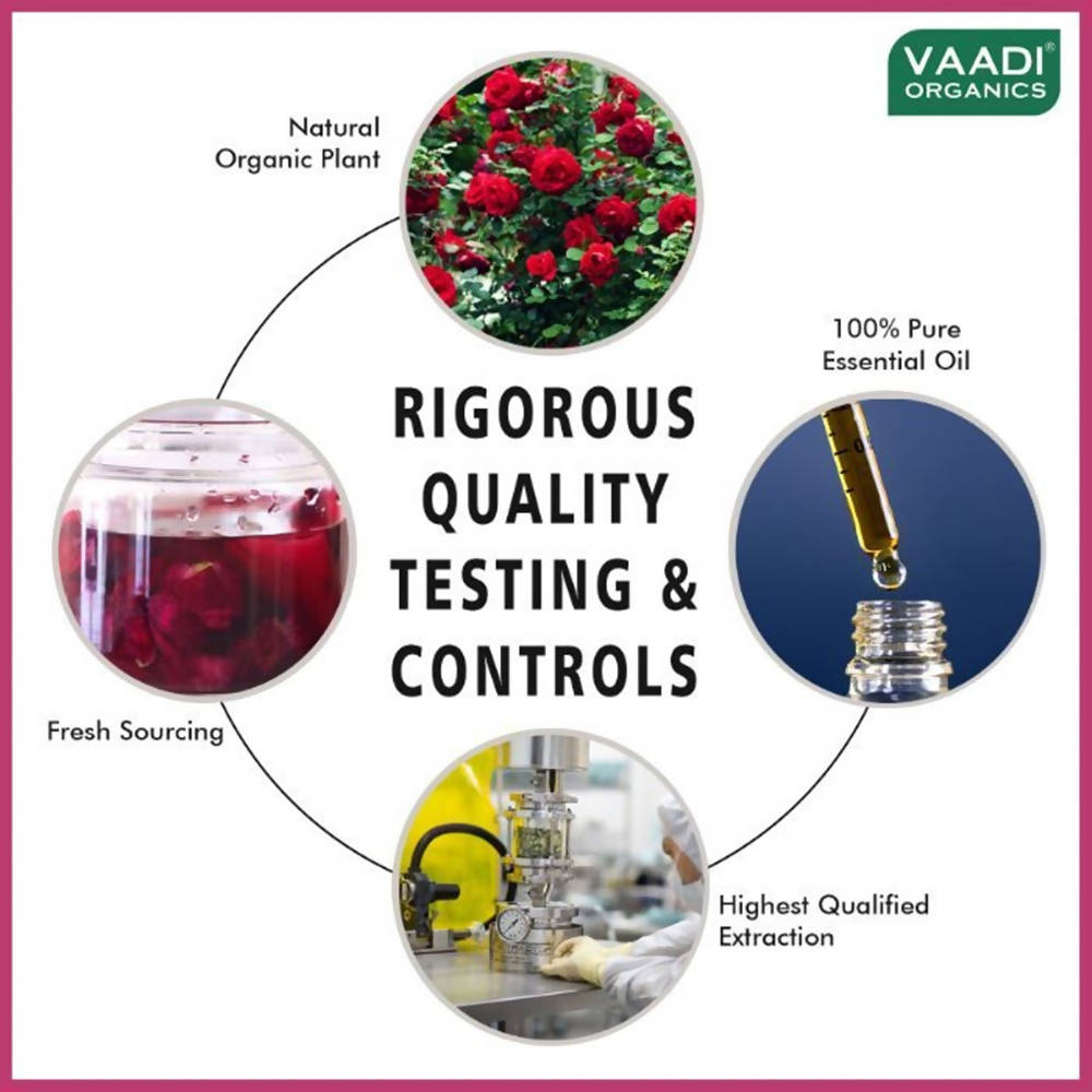Vaadi Herbals Rose Oil Therapeutic Grade - Drmedicart