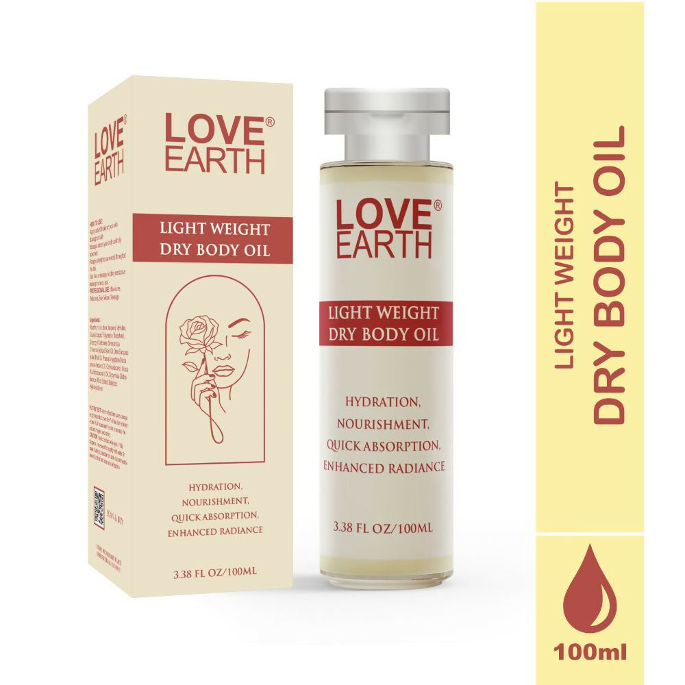 Love Earth Light Weight Dry Body Oil