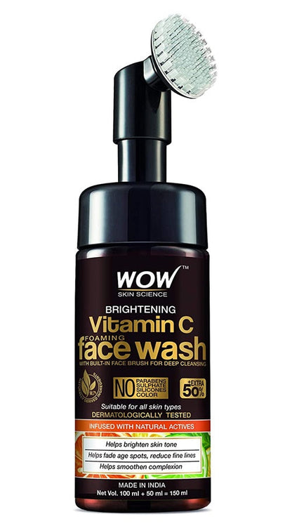 Wow Skin Science Brightening Vitamin C Foaming Face Wash - Drmedicart