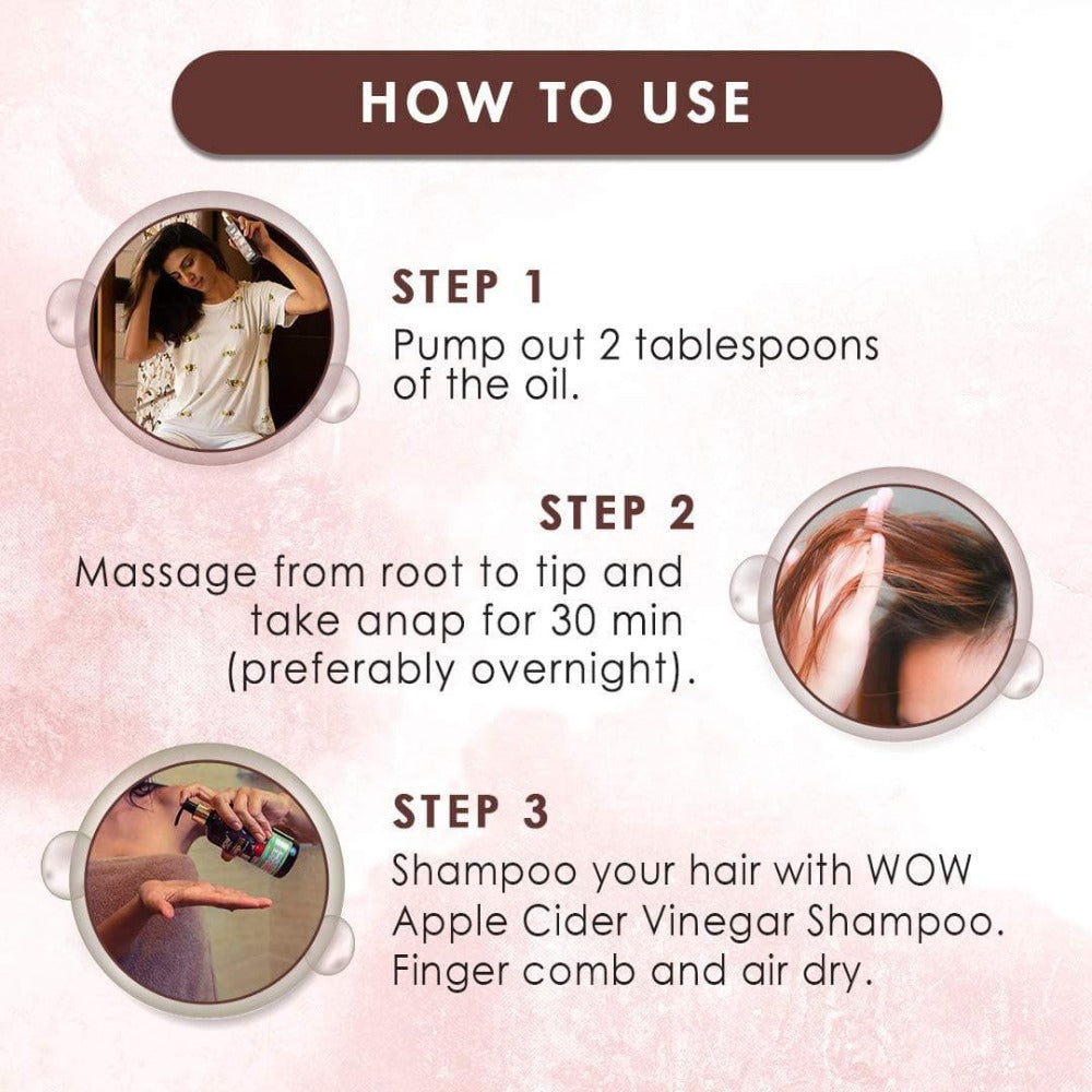 Wow Skin Science Onion Black Seed Hair Oil - Drmedicart