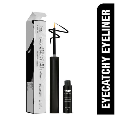The Natural Wash Eyecatchy Longstay Matte Liquid Eyeliner - Black Pearl