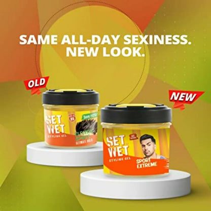 Set Wet Hair Gel for Men Ultimate Hold Electric Spikes