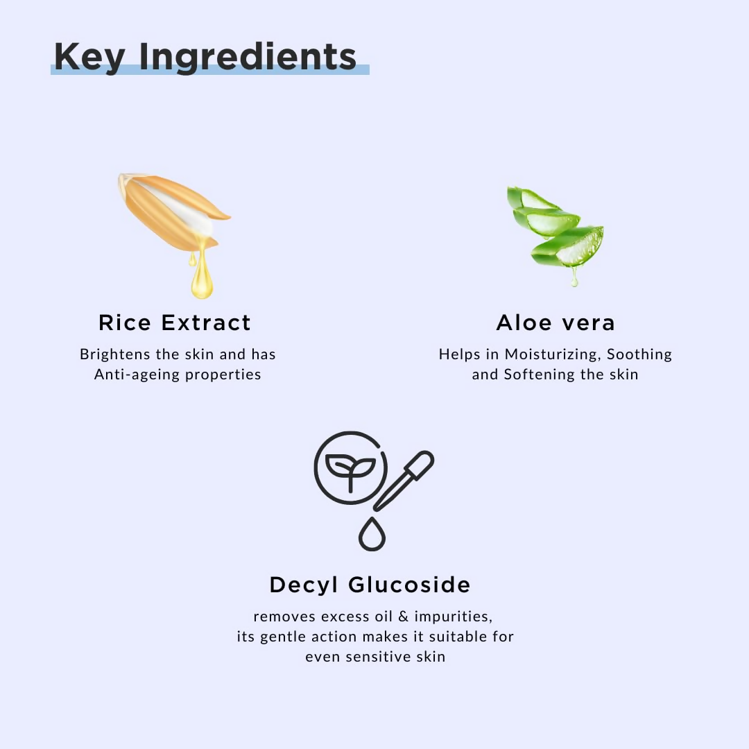 RiceKraft Rice Water Face Wash