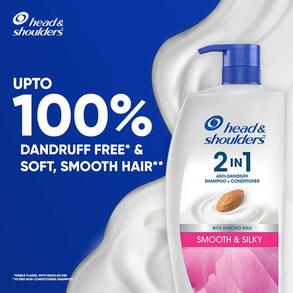 Head & Shoulders 2-in-1 Smooth and Silky Anti Dandruff Shampoo + Conditioner