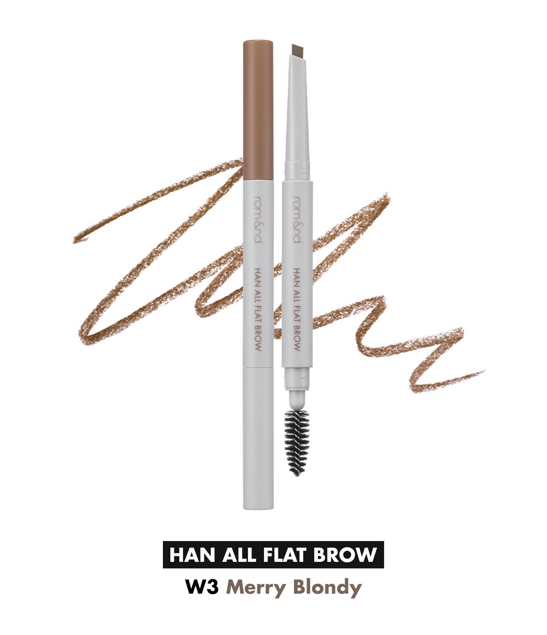 Rom&nd Han All Flat Brow - W3 Merry Blondy