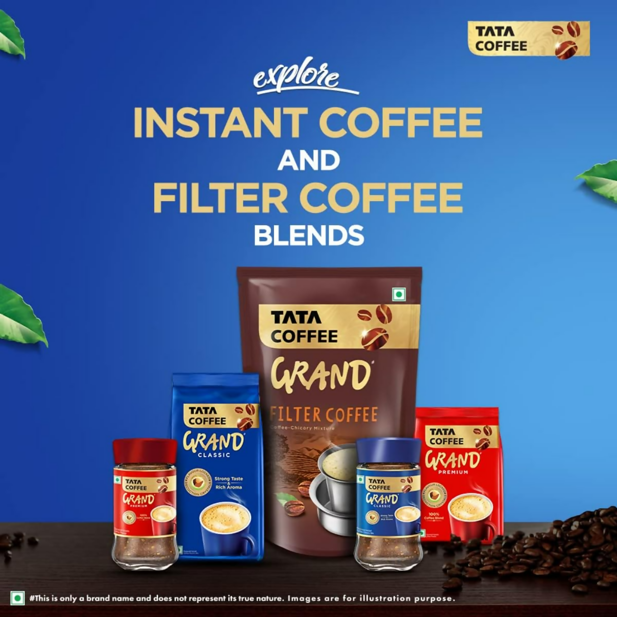 Tata Coffee Grand Classic Instant Coffee Pouch