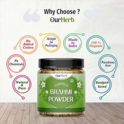 OurHerb Pure & Natural Brahmi Powder For Hair Care