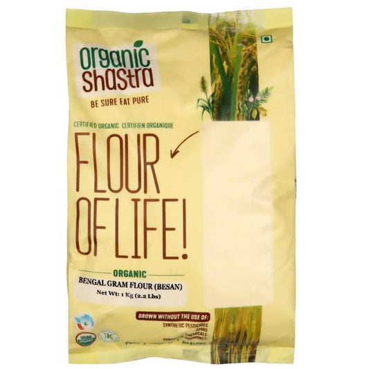 Buy Organic Shastra Bengal Gram Flour (Besan) from DrMediCart, Ship from India to USA