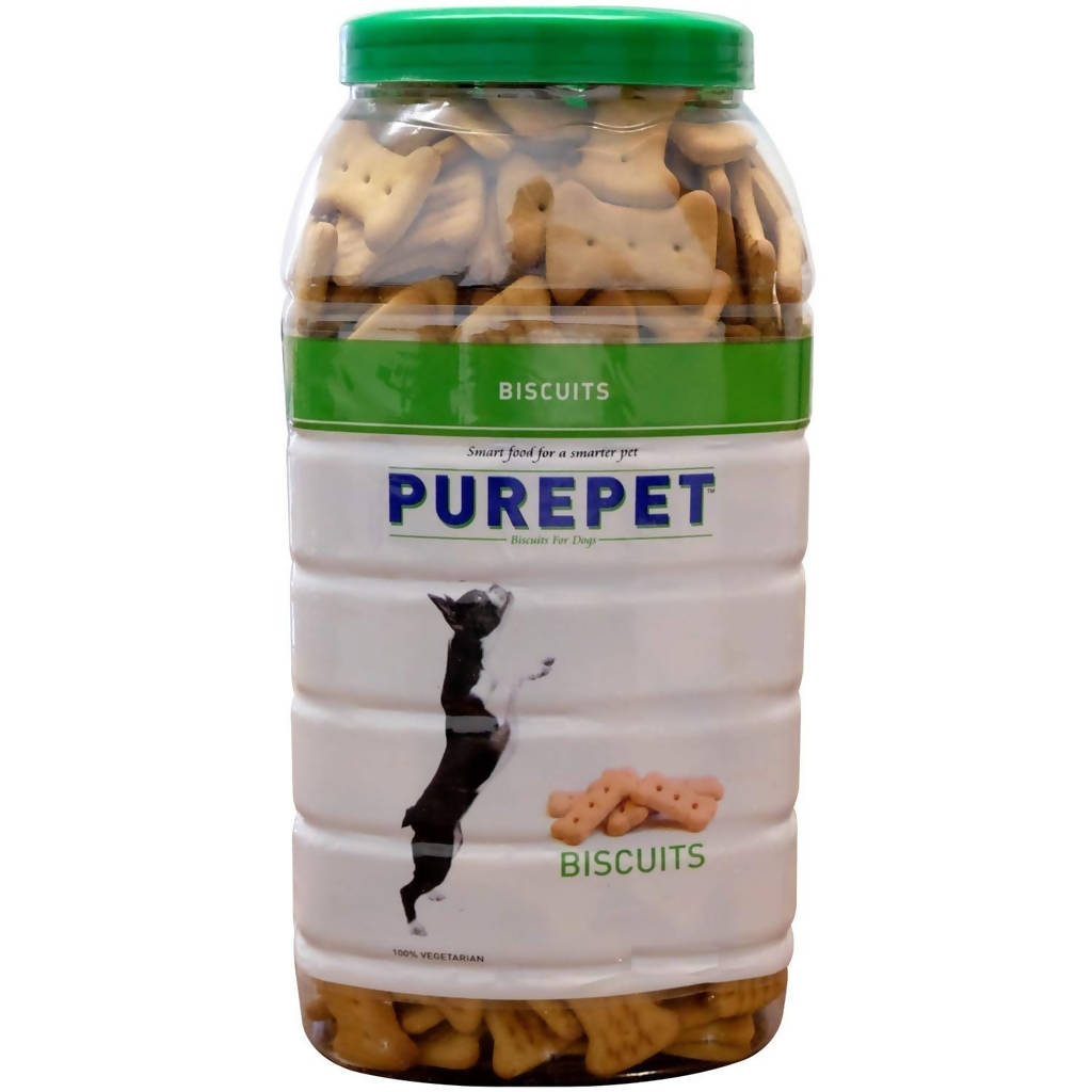 Buy Purepet Vegetarian Biscuits - Jar