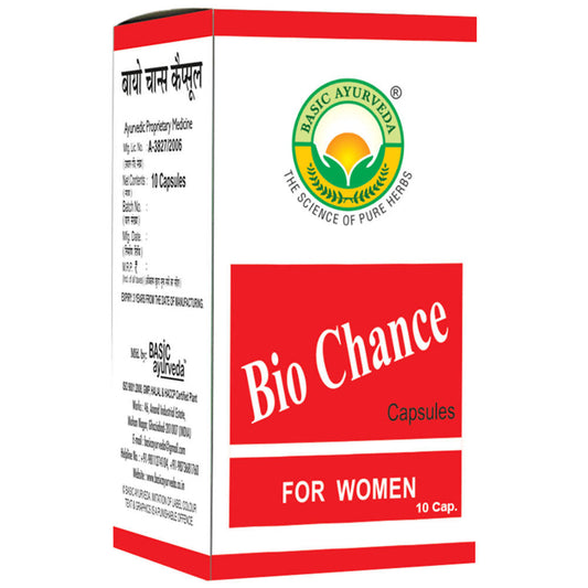 Buy Basic Ayurveda Bio Chance Capsules For Women from DrMediCart, Ship from India to USA