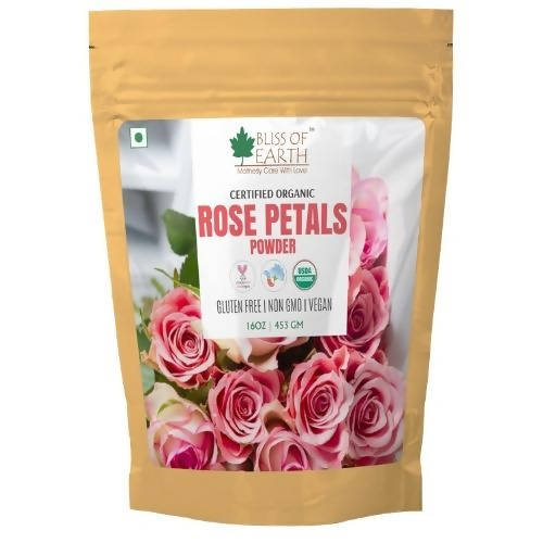 Buy Bliss of Earth Rose Petals Powder from DrMediCart, Ship from India to USA