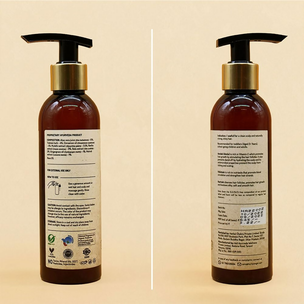 Herby Angel Kids Shampoo Gentle Hair Cleanser