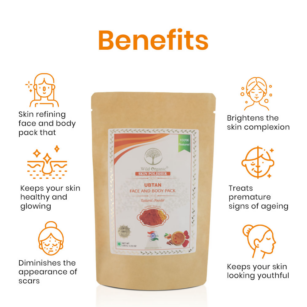 Wild Organic Ubtan Face And Body Pack Natural Powder