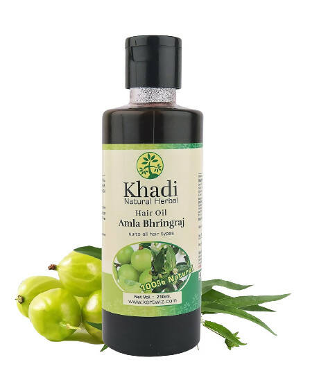 Khadi Natural Herbal Hair Oil Amla and Bhringraj - DrMediCart