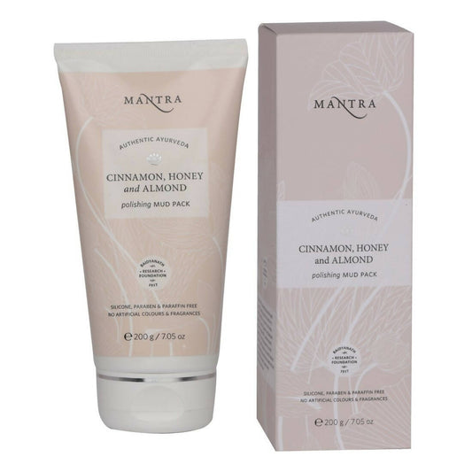 Buy Mantra Herbal Cinnamon, Honey and Almond Polishing Mud Pack from DrMediCart, Ship from India to USA