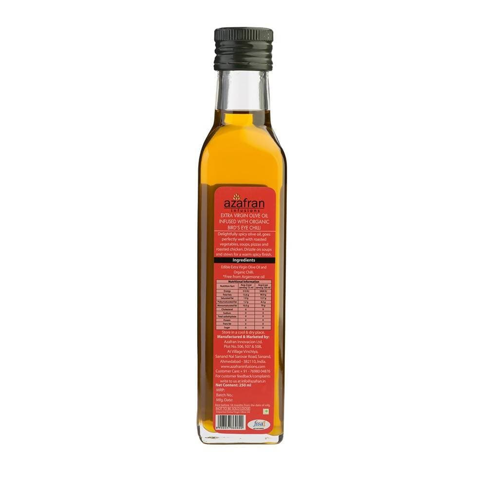 Azafran Infusions Bird’s Eye Chilli Infused Extra Virgin Olive Oil