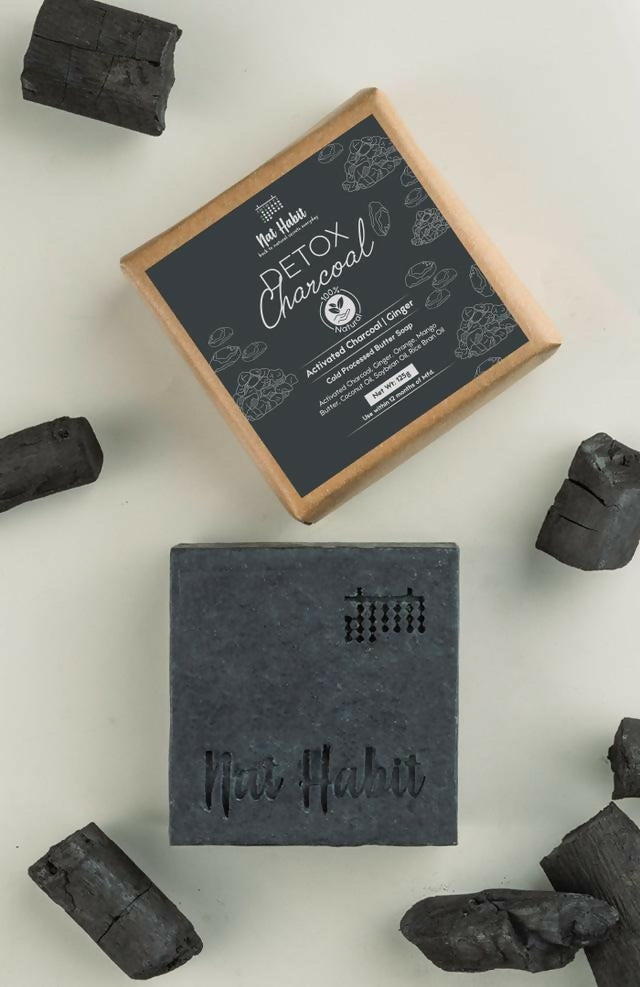 Buy Nat Habit Cold Processed cleanse  Charcoal Soap from DrMediCart, Ship from India to USA