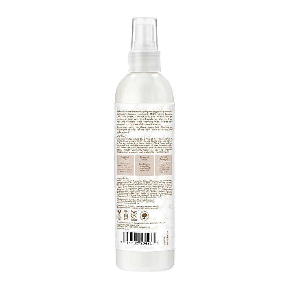 Shea Moisture Genuine  Virgin Coconut Oil Daily Hydration Leave-In Conditioner