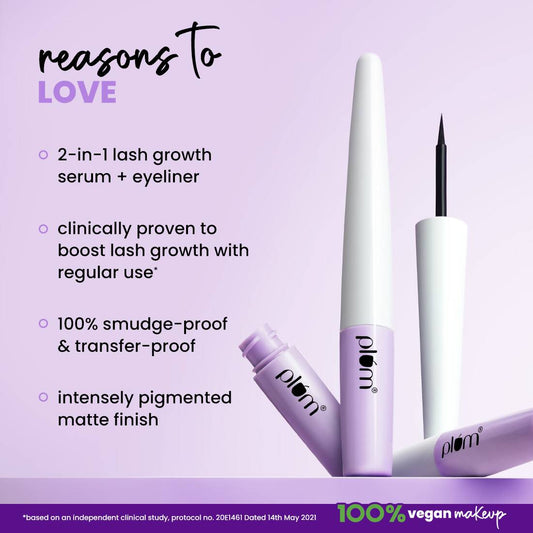 Buy Plum Lash Serum Eyeliner - 01 Blackout from DrMediCart, Ship from India to USA