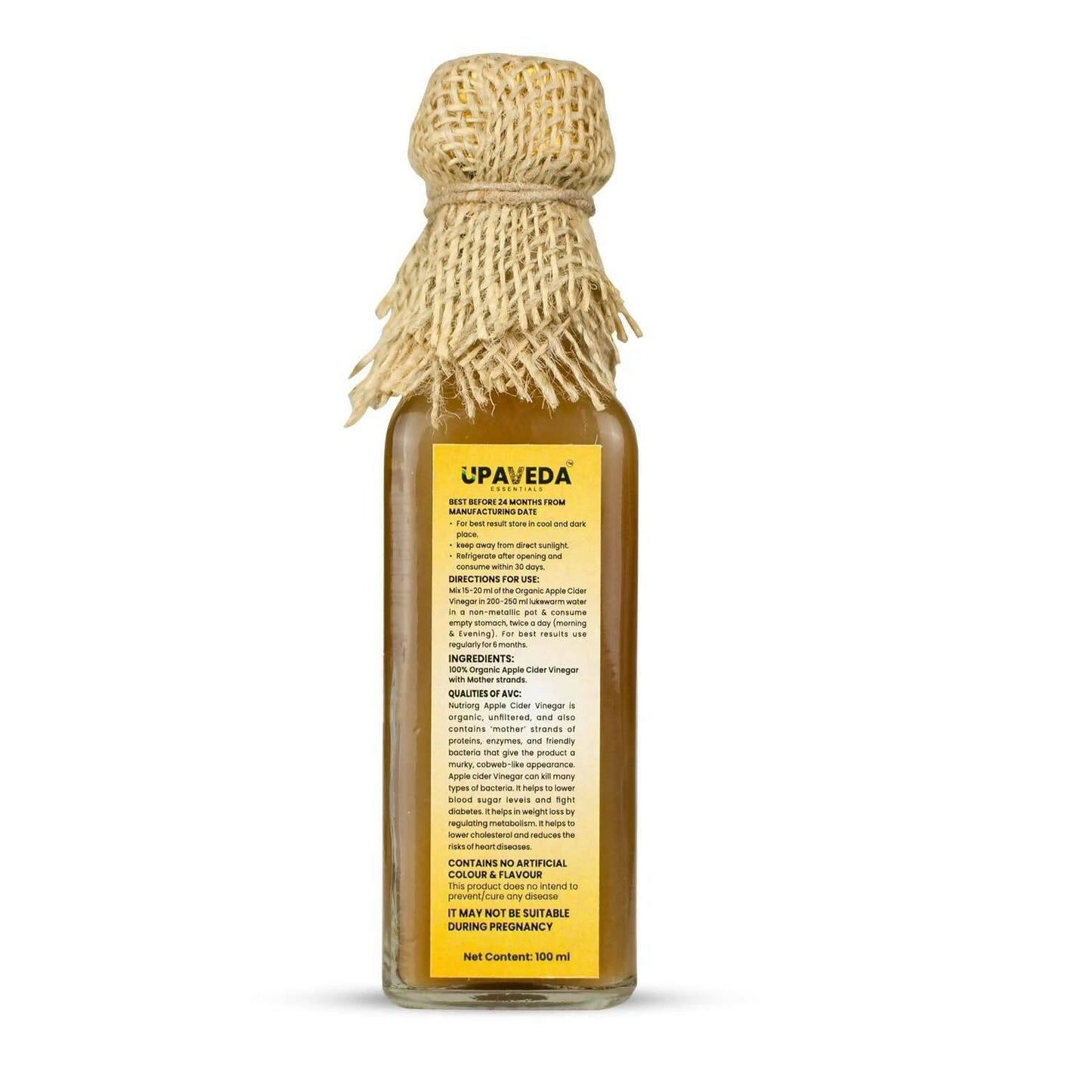 Upaveda Organic Apple Cider Vinegar