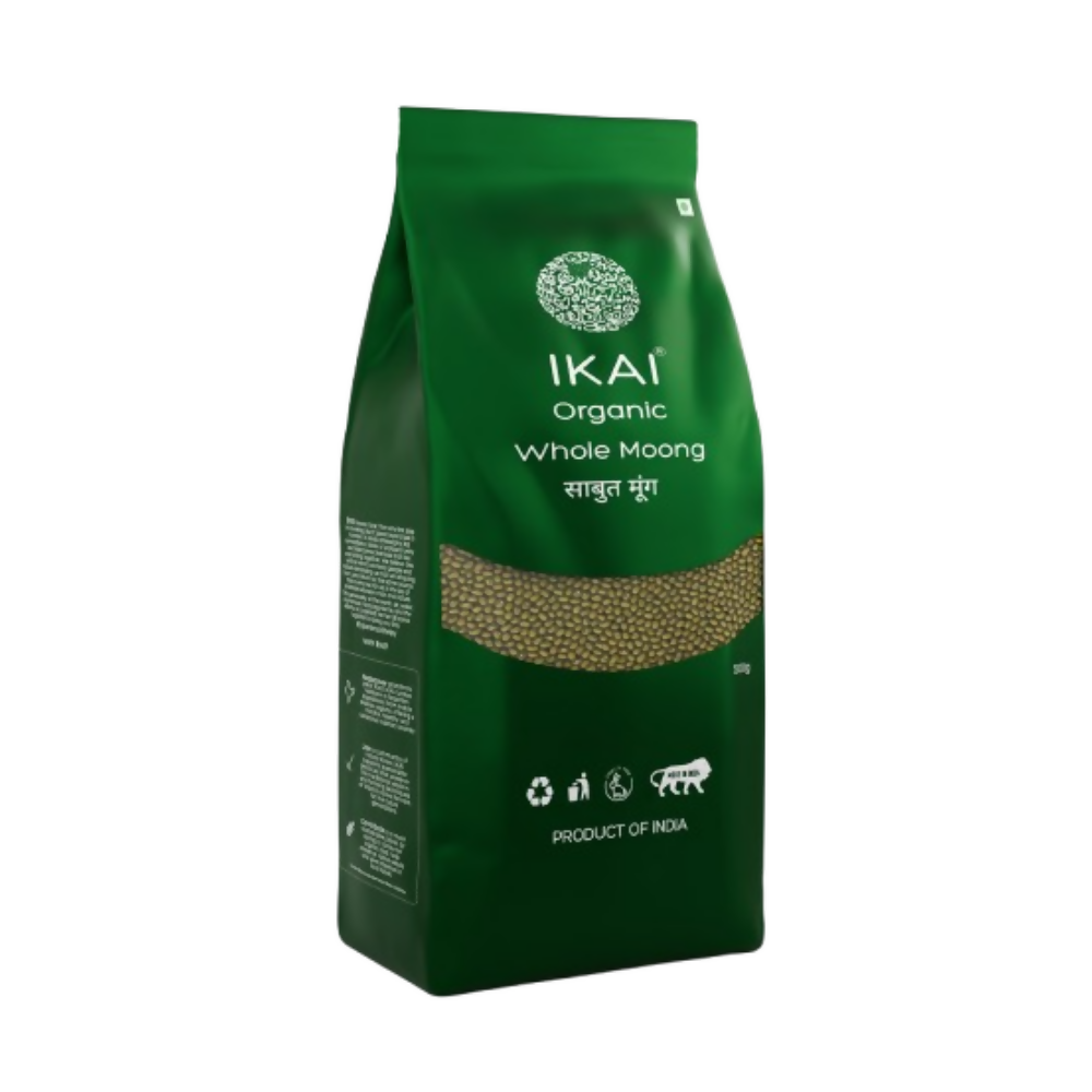 IKAI Organic Whole Moong (Green Gram)