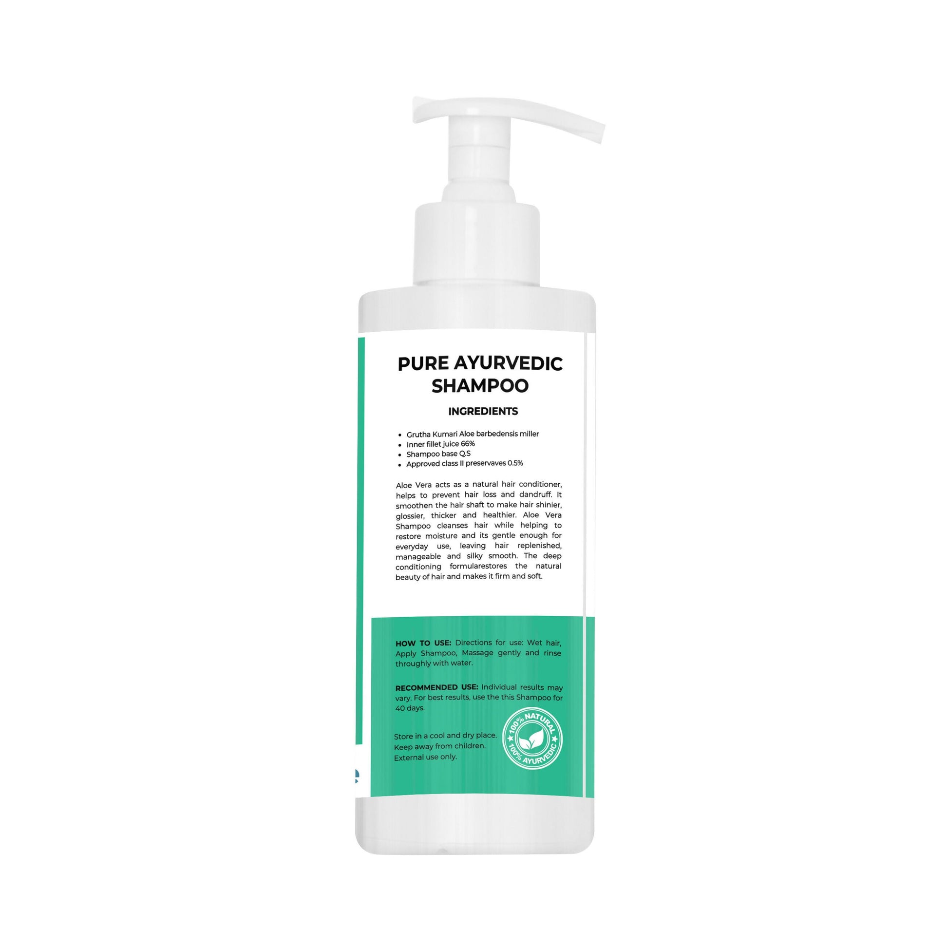 The Ayur House B Aloe Herbal Shampoo