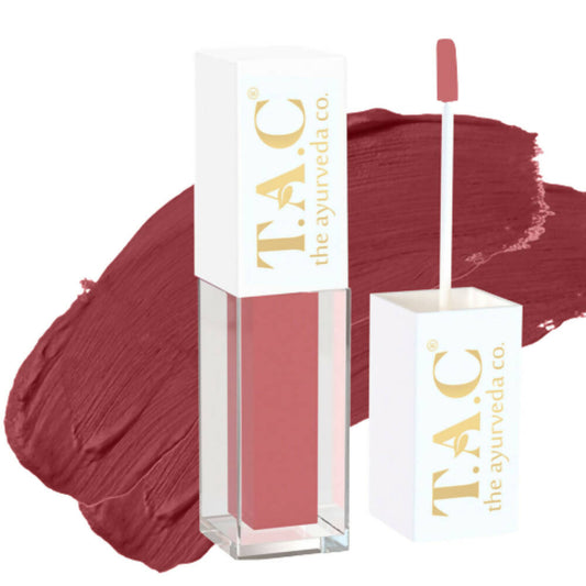 TAC - The Ayurveda Co. Liquid Matte Brown Bae Lipstick - DrMediCart