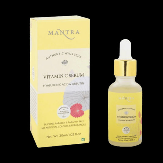 Buy Mantra Herbal Vitamin C Serum With Hyaluronic Acid and Arbutin from DrMediCart, Ship from India to USA
