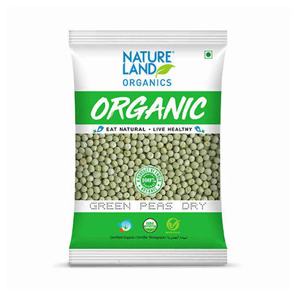 Buy Nature Land Organics Green Dry Peas from DrMediCart, Ship from India to USA
