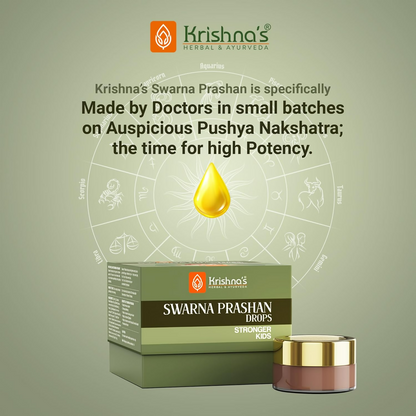 Krishna's Herbal & Ayurveda Swarnaprashan Drops For Kids