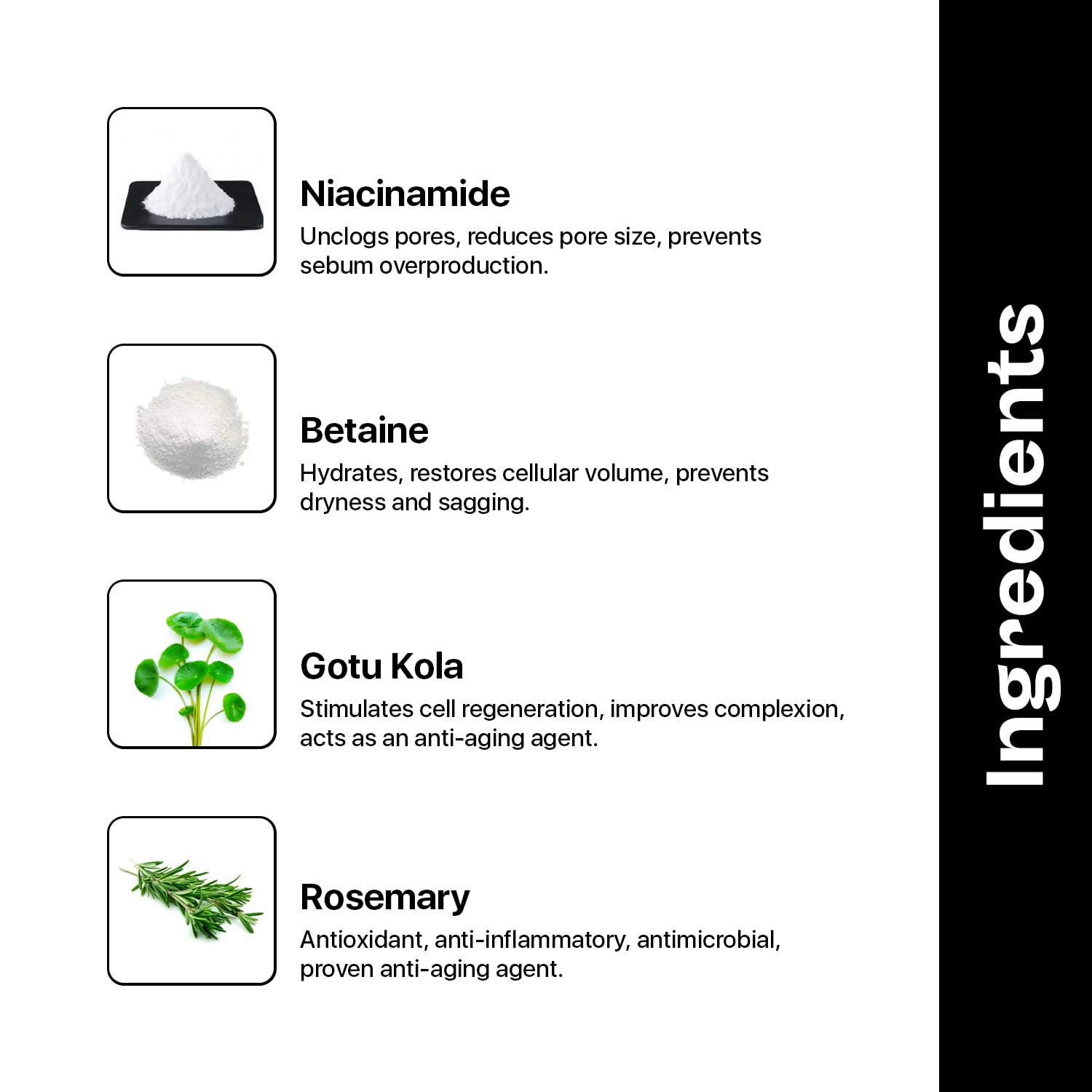 Underated 5% Niacinamide & 3% Betaine Serum