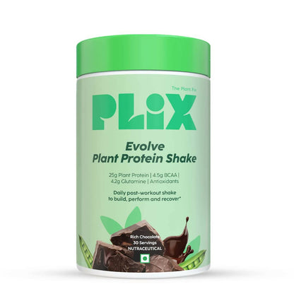 PLIX The Plant Fix Evolve Plant Protein Shake Powder - Chocolate