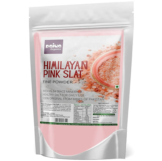 Paiya Organics Himalayan Pink Salt Fine Powder