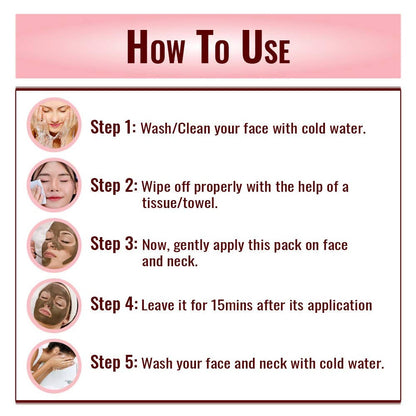 Brown & White Magical Face Pack