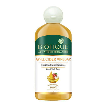 Buy Biotique Advanced Organics Apple Cider Vinegar Clarify & Shine Shampoo from DrMediCart, Ship from India to USA