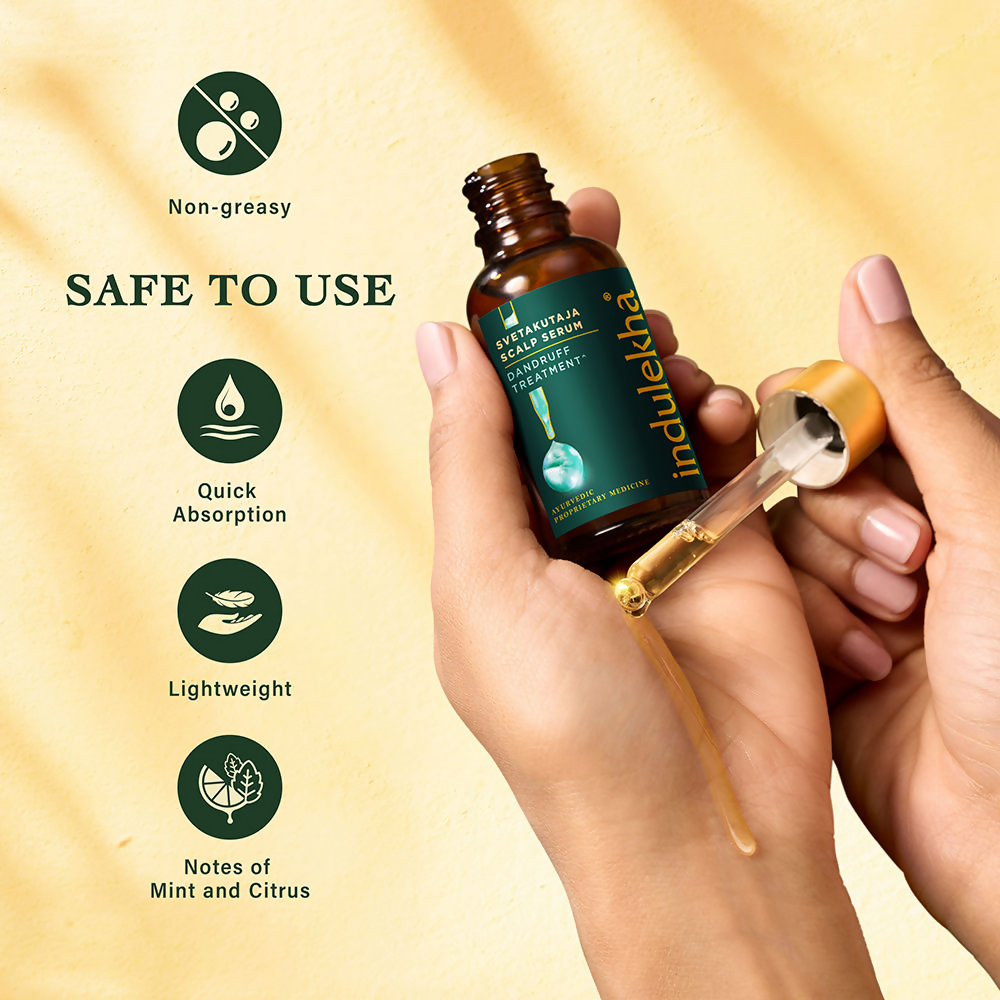 Indulekha Svetakutuja Dandruff Treatment Scalp Serum