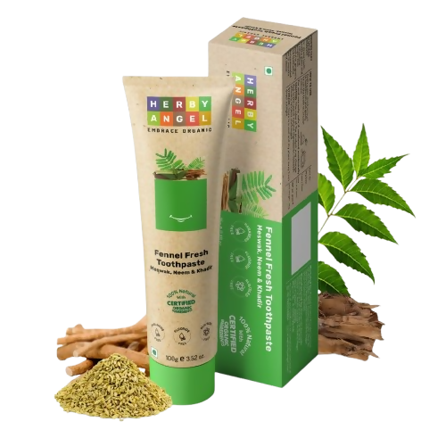 Herby Angel Baby Toothpaste For Strong Teeth