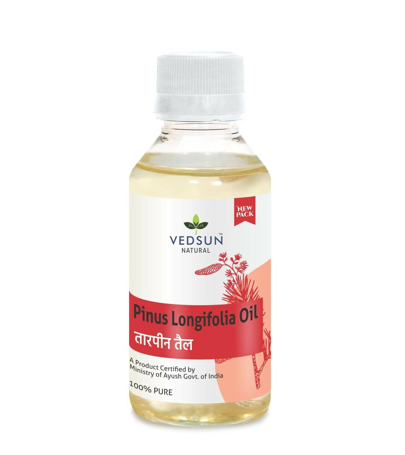 Vedsun Naturals Pinus Longigolia/Tarpin Oil Pure & Organic - Drmedicart