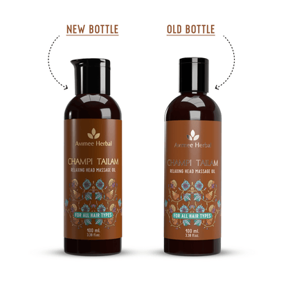 Avimee Herbal Champi Tailam, Relaxing Head Massage Oil, For All Hair Types