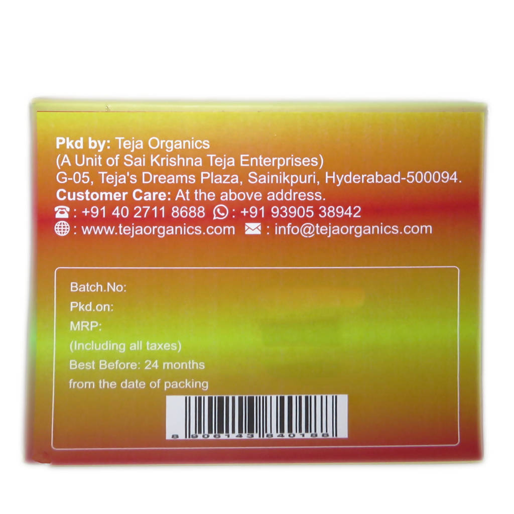 Teja Organics Hibiscus & Lemongrass Tea Bags - Drmedicart